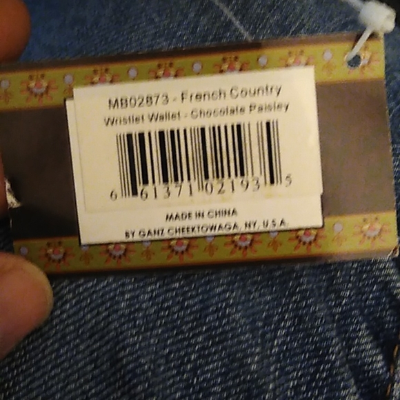 MaggiB Wristlet - Chocolate Paisley - Picture 3 of 3